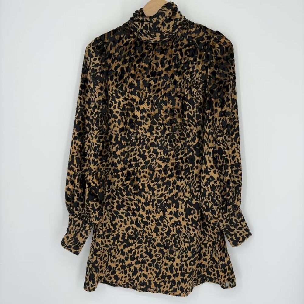 Olivia Rubin Melissa Mini Dress in Cheetah Print
